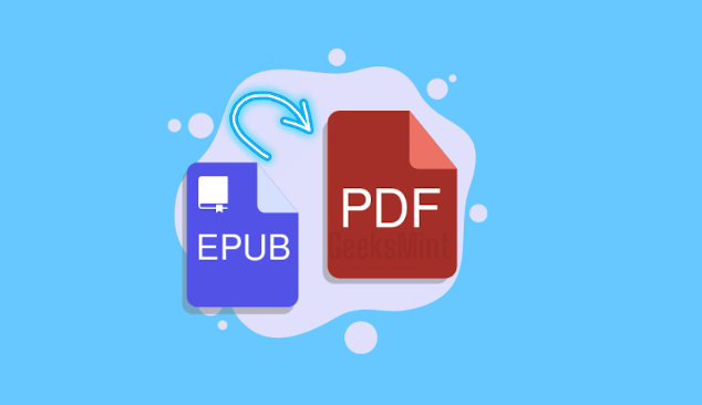 EPUB to PDF for Business Reports