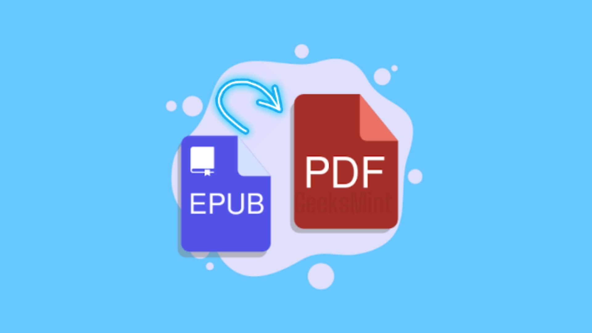 this image shows EPUB to PDF Converter Online