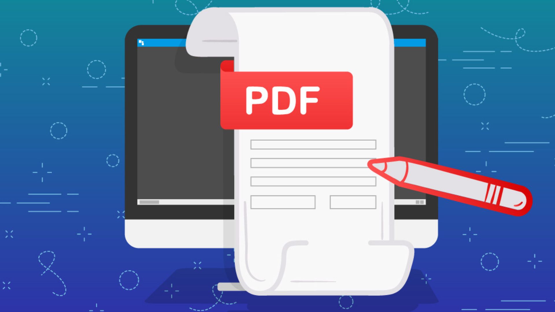 this image shows Interactive PDF forms