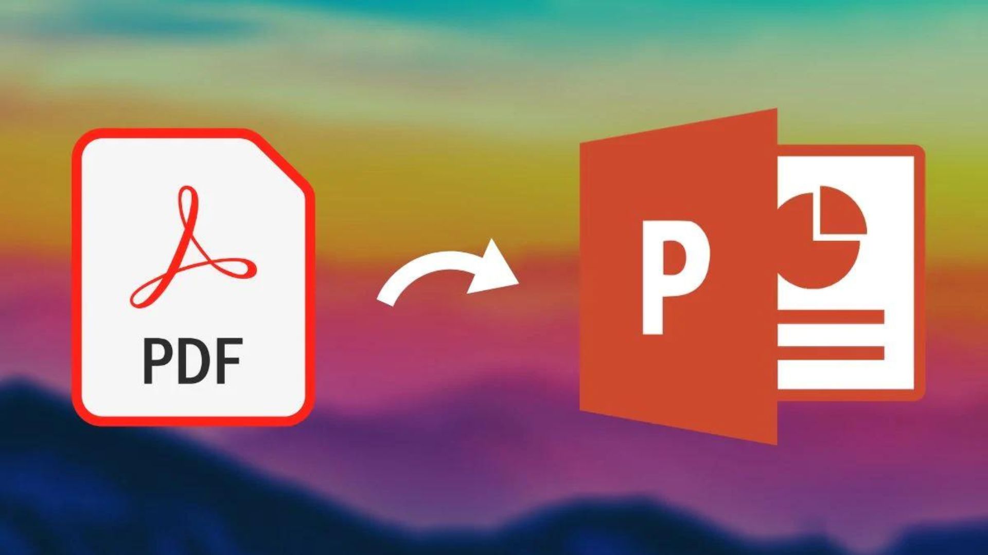this image shows how to convert PDFs to PowerPoint